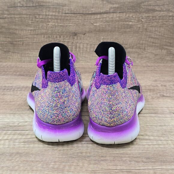 Nike Free RN Flyknit Women's Size 8.5 Hyper Purple Running Shoes (831070-500) - Picture 4 of 9